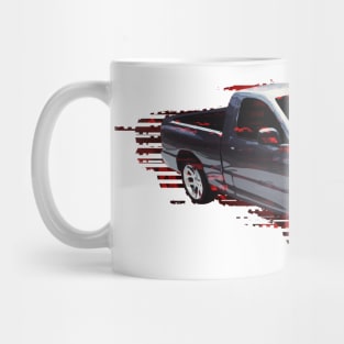 Gray SRT10 single cab pickup truck Mug